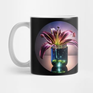 Stargazer Lily with Firefly Jar Mug